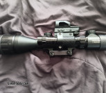 Hiram scope 4-16×50 w/assorted ammo