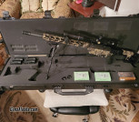 Ruger Precision 308 Win, Limited edition with digital Camo, extra Mags, Scope, case, Flip-up Scope Covers, M-Loc rails